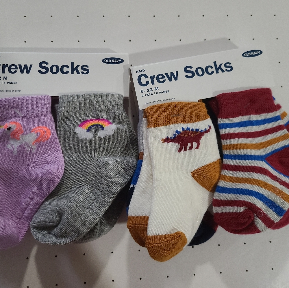 Baby boy and girl socks